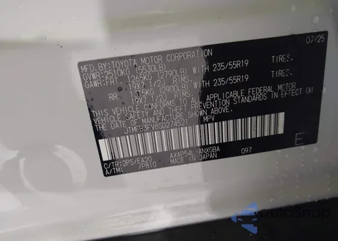 2025 Toyota Rav4 Plug-In Hybrid Xse z USA, uszkodzony, nr VIN JTMFB3FV8SD274521